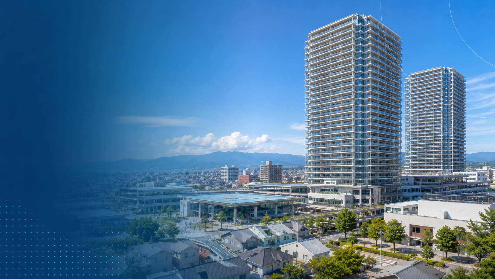 海老名駅周辺の街並み